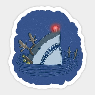 Rudolph Shark Sticker